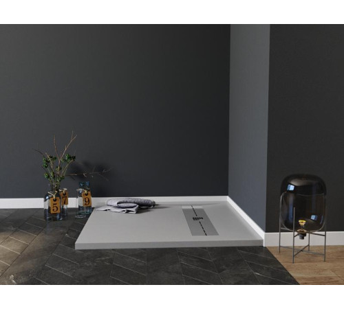 Душевой поддон Aquanet Delight 90х90 серый