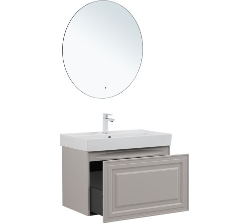 Тумба под раковину Aquanet Агата 75 бежевый