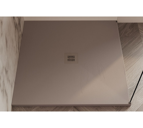 Душевой поддон Allen Brau Priority 100x80 8.31003-PGM платина