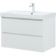 Тумба под раковину Aquanet Альтера 80 белый матовый