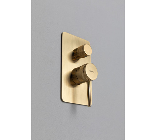 Смеситель для ванны Allen Brau Priority 5.31A11-GB (с внутренней частью, 3 выхода) золото