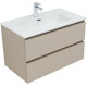 Тумба под раковину Aquanet Вега 2.0 80 бежевый