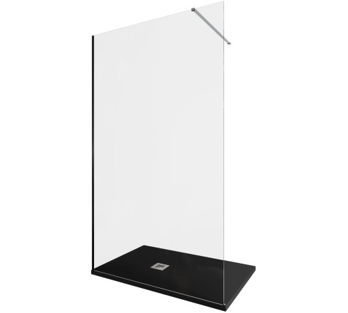 Душевая перегородка Allen Brau Infinity 1 160 3.21031.BA серебро браш