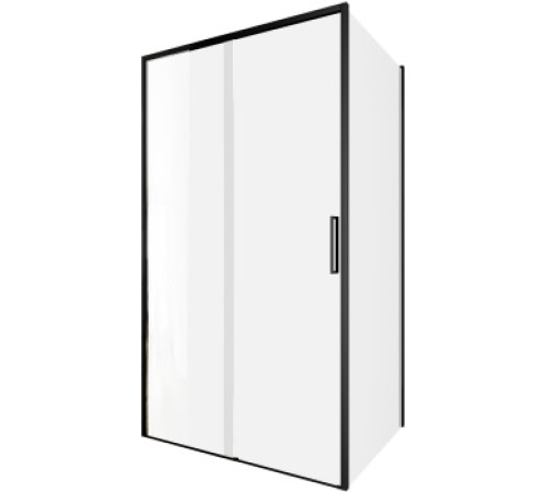 Душевой уголок Aquanet Pleasure Evo 110x80 AE65-110x80-BT профиль черный, прозрачное стекло