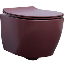 Чаша подвесного унитаза Allen Brau Fantasy 4.11004.BD бордо