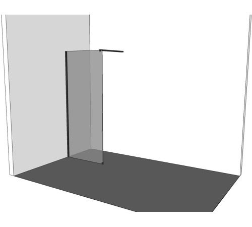 Душевая перегородка Allen Brau Infinity 1 80 3.21005.60 медь браш