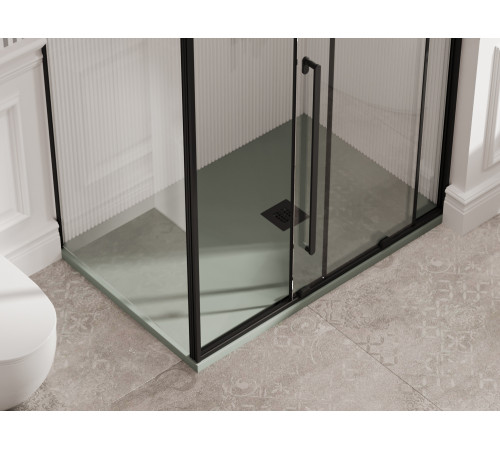 Душевой поддон Allen Brau Priority 100x90 8.31004-CGM олива