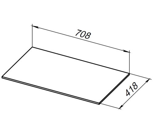 Столешница Allen Brau Liberty 75 1.330011.G графит