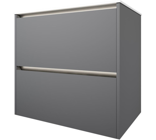 Тумба под раковину Allen Brau Activity 70 1.34011.PGM платина матовый/олива браш