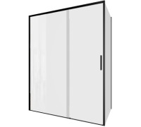 Душевой уголок Aquanet Pleasure Evo 150x100 AE65-150x100-BT профиль черный, прозрачное стекло