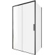 Душевой уголок Aquanet Pleasure Evo 110x100 AE65-110x100-BT профиль черный, прозрачное стекло
