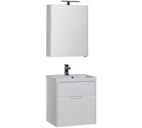 Мебель для ванной Aquanet Латина 60 белый (2 ящика)