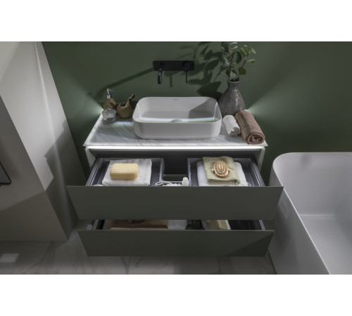 Тумба под раковину Allen Brau Infinity 100 1.21003.CGM олива матовый