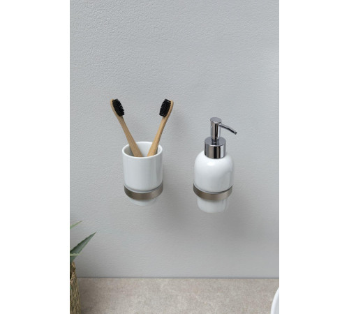 Стакан Allen Brau Priority 6.31002-BN белый/никель браш