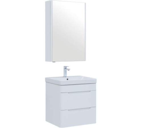 Мебель для ванной Aquanet София 60 белый глянец (2 ящика)