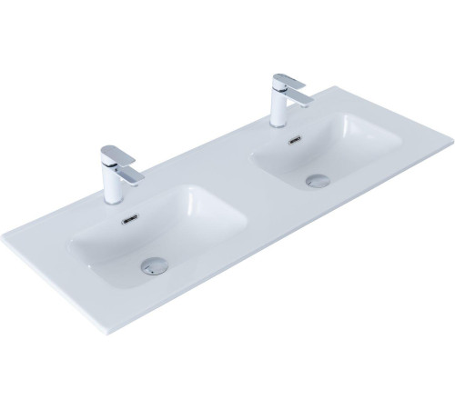 Раковина Aquanet Flat 120 (двойная) белая