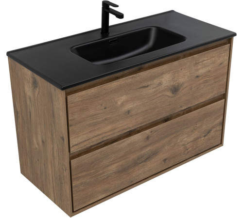 Тумба под раковину Aquanet Милан 100 дуб рустикальный