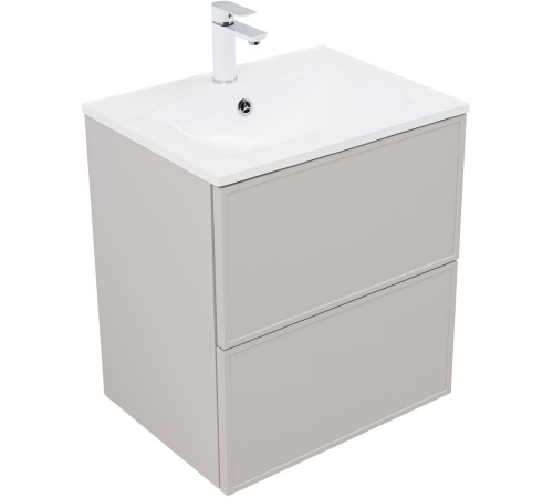 Тумба под раковину Aquanet Арт 60 бежевый