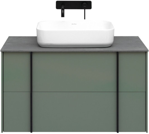 Тумба под раковину Allen Brau Reality 90 1.32006.CGM олива матовый