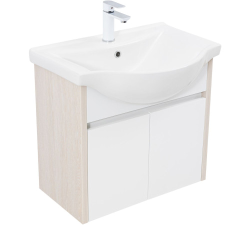 Тумба под раковину Aquanet Сидней 65 дуб атланта/белый