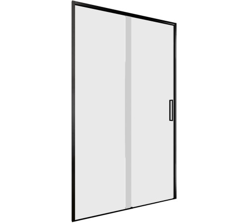 Душевая дверь Aquanet Pleasure Evo 110 AE65-N110-BT профиль черный, прозрачное стекло