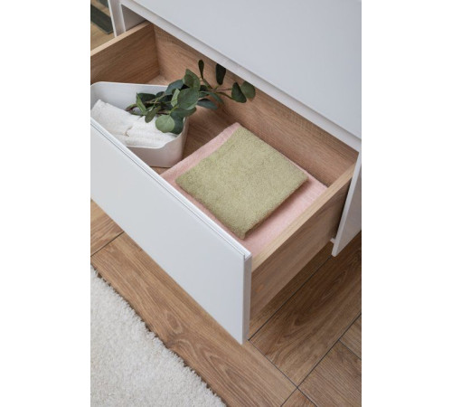 Тумба под раковину Aquanet Гласс 90 белый