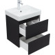 Тумба под раковину Aquanet Вега 2.0 50 черный