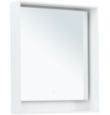 Зеркало Aquanet Милан 70 белый глянец