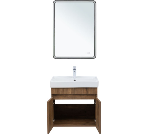 Тумба под раковину Aquanet Оптима 60 дуб рустикальный