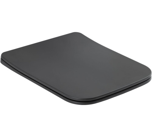 Унитаз подвесной Aquanet Rimless Tavr-W BL-103N-WHT black черный матовый