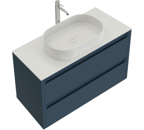 Тумба под раковину Allen Brau Fantasy 100 1.11003.BGM 2.0 синий матовый