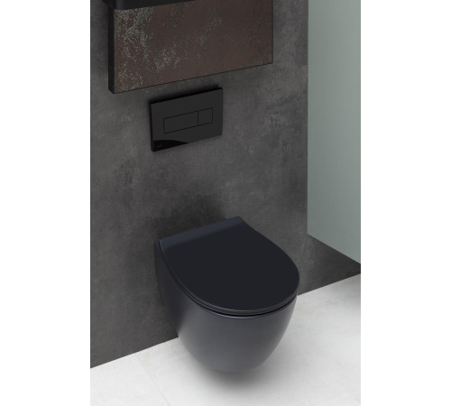 Чаша подвесного унитаза Allen Brau Fantasy 4.11004.31 черный матовый