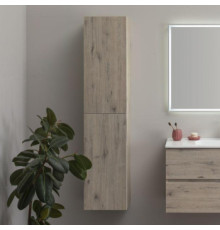 Пенал Aquanet Алвита New 35 дуб веллингтон белый