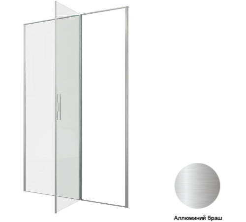 Душевая дверь Allen Brau Priority 140 3.31035.BA серебро браш