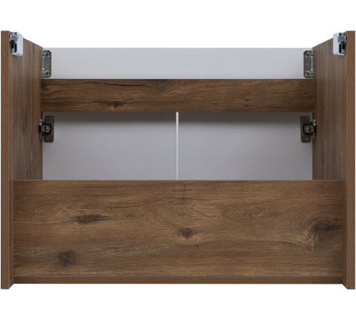 Тумба под раковину Aquanet Оптима 70 дуб рустикальный/белый сатин