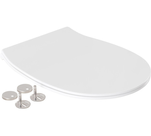 Крышка-сиденье для унитаза Allen Brau Fantasy Smartfix, Soft-Close 4.11005.20 белый глянец
