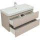 Тумба под раковину Aquanet Вега 2.0 100 бежевый