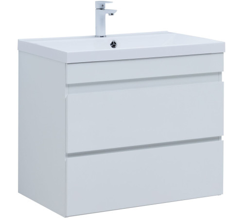 Тумба под раковину Aquanet Нота New 75 белый глянец