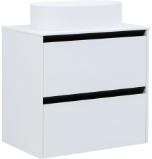 Тумба под раковину Allen Brau Activity 70 1.34003.WM белый матовый/черный браш