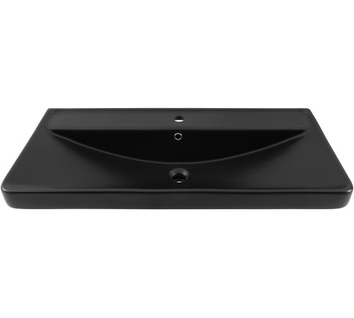 Раковина Aquanet Ирис 100 черная матовая