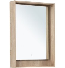 Зеркало Aquanet Милан 60 дуб светлый