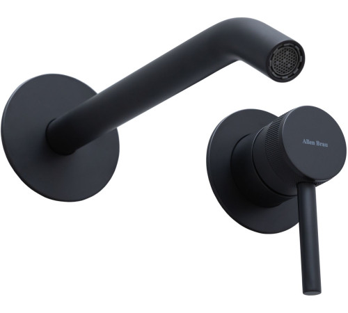 Смеситель для раковины Allen Brau Priority 5.31A03-31 (с внутренней частью) черный матовый
