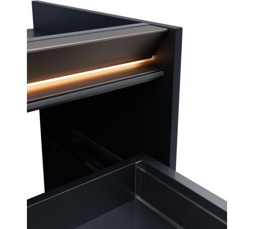 Тумба под раковину Allen Brau Activity 70 1.34011.AM антрацит матовый/олива браш