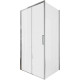 Душевой уголок Aquanet Pleasure Evo 100x90 AE65-100x90-CT профиль хром, прозрачное стекло