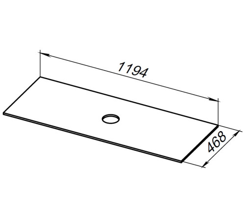 Столешница Allen Brau Fantasy 120 1.11011.GR-S графит структ
