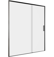 Душевая дверь Aquanet Pleasure Evo 150 AE65-N150-BT профиль черный, прозрачное стекло