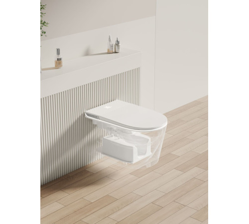 Унитаз подвесной Allen Brau Smart 4.I1001.20 белый, с функцией биде