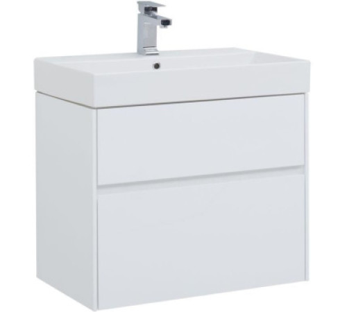 Тумба с раковиной Aquanet Бруклин 70 белый
