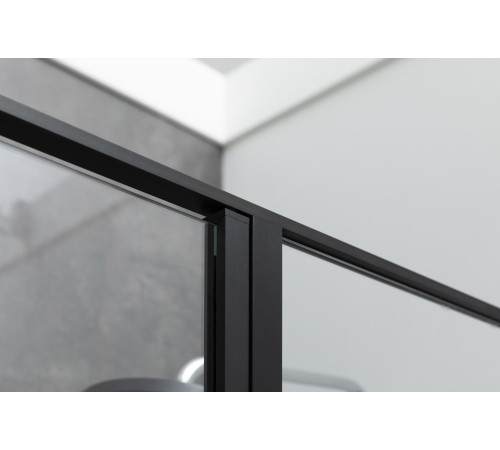 Душевой уголок Allen Brau Priority 120x100 3.31033.BBA + 3.31048.BBA черный браш