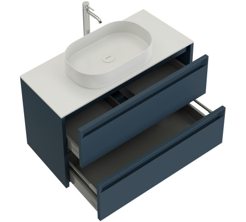 Тумба под раковину Allen Brau Fantasy 80 1.11001.BGM 2.0 синий матовый